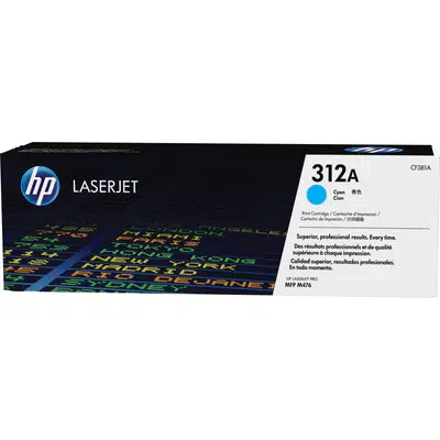 HP 312A Cyan Toner Cartridge CF381A