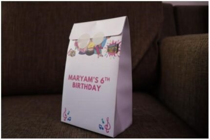 Custom birthday printed flep bag