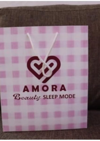 Premium printed paper gift bag with rope handle
