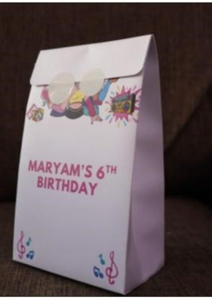 Custom birthday printed flep bag